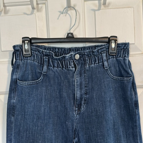 J Crew size 27 wide leg cropped jeans - Picture 3 of 4